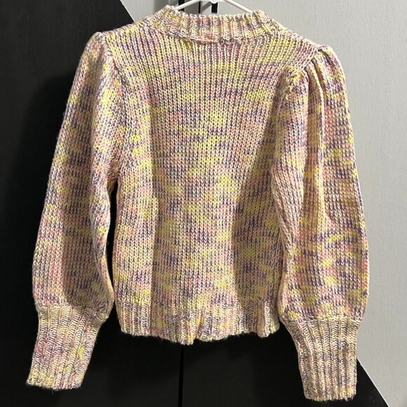 NWT All in Favor WOOL BLEND Multicolor Knit Sweater Women's Size S - Picture 6 of 9